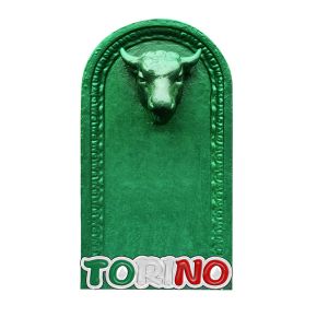 Torino Fountain Turet 3D Zee & Strand Souvenir Magneet 