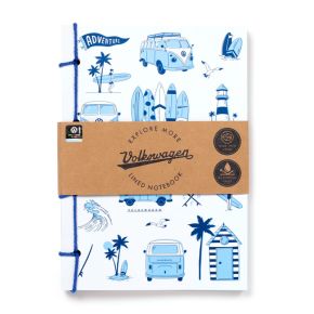 Explore Volkswagen Busje VW T1 Steenpapier A5 Gelinieerd Notitieboek