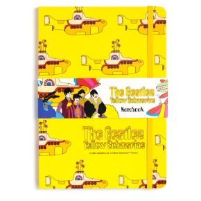 Yellow Submarine Gerecycled Spiraal A5 Gelinieerd Notitieboekje