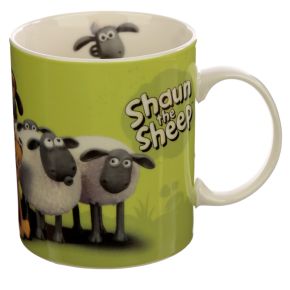 Shaun het Schaap Porselein Mok - Groen