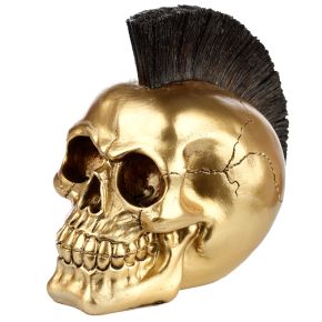 Goud Punk Mohawk Schedel Woonaccessoire