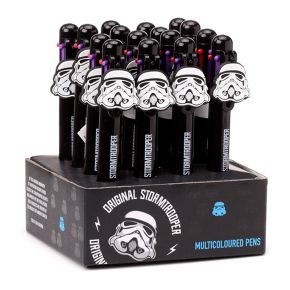 The Original Stormtrooper Meerkleurige Pen (6 kleuren) met bedeltje