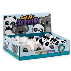 Queasy Squeezies Adoramals Panda en Koala Pluche Knijp Speelgoed