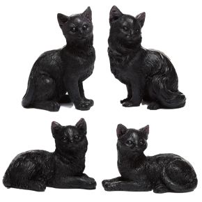 Zwarte Kat Collector's Miniatuur Beeldjes
