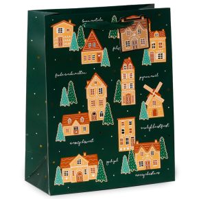 Kerstmis Gemberbrood Huisjes Ginger Lane - Cadeautasje Large