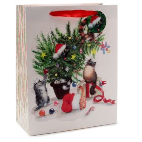 Kim Haskins Kerst Katten - Cadeautasje Large
