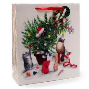 Kim Haskins Kerst Katten - Cadeautasje XL